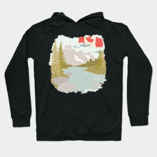 Canada mountains Hoodie